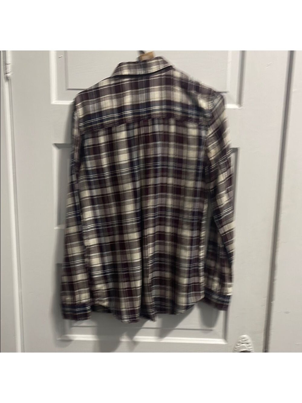 Caslon White and Purple Button Down Shirt Versatile Design - Picture 4 of 5
